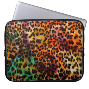 abstrakte Leopardenstruktur Laptopschutzhülle