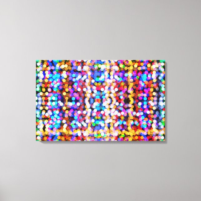 Abstrakte Leuchten Leinwanddruck (Vorderseite)