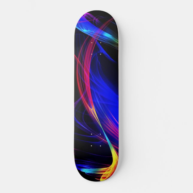 Abstrakte Leuchten - Skateboard (Vorderseite)