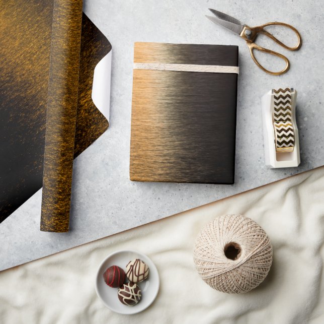 Abstrakte Lichter Meeresspiegelung glänzender Bron Geschenkpapier (Kunsthandwerk)