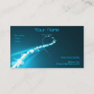 Abstrakte Lichter und Farbegeschäfts-Karte Visitenkarte
