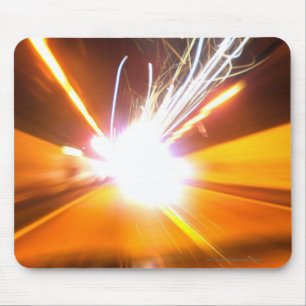 Abstrakte Lichtstrahlen und Effekte Mousepad