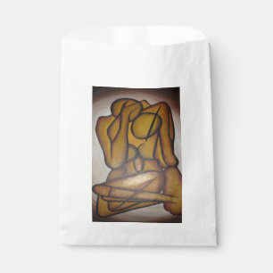 Abstrakte Liebhaber zeitgenössischer Kunst in Ocke Geschenktütchen