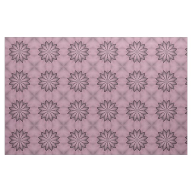 Abstrakte Lila Blume Stoff (Fat Quarter (45,7 x 55,9 cm))