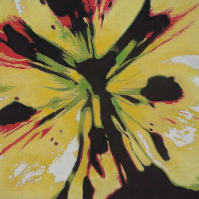 abstrakte Lilie-Blume blockiert helle und farbenfr Puzzle (Von Creator hochgeladen)