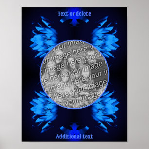 Abstrakte Lily Lotus Blume Erstellen Sie Ihr eigen Poster