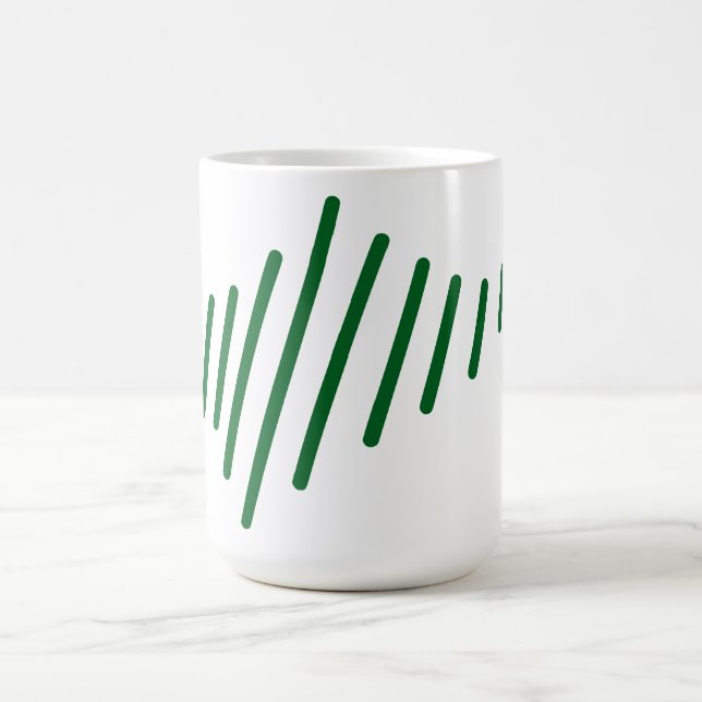 Abstrakte Line Art Tasse (Mittel)