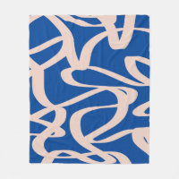 Abstrakte Linie Blau