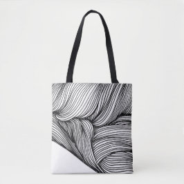 Abstrakte Linien auf Ihrer Tasche