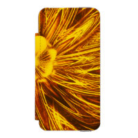 Abstrakte Linien Gelbe Blume