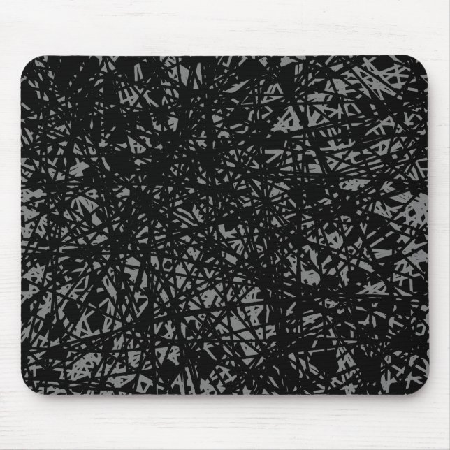 Abstrakte Linien - grau Mousepad (Vorne)