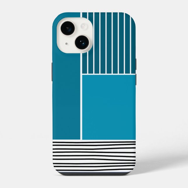 Abstrakte Linien  iPhone Hülle (Rückseite)
