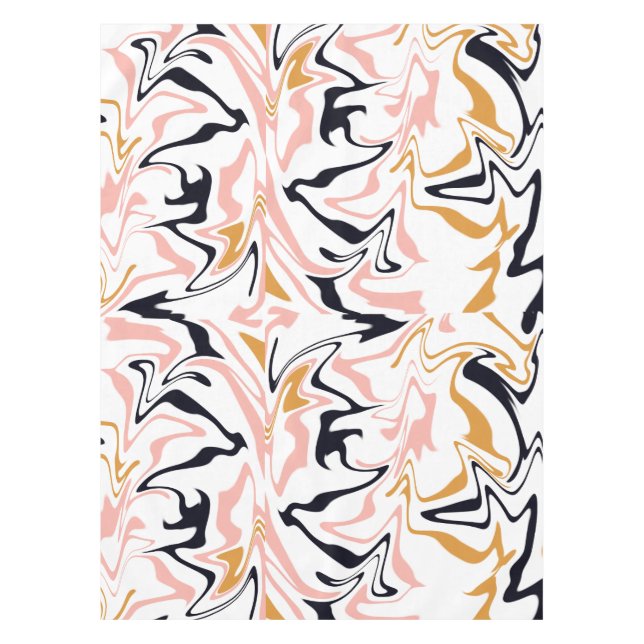 Abstrakte Linien modern Tischdecke (Vorderseite)