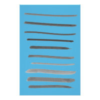 Abstrakte Linien Sketch Blaues Meer Düfte