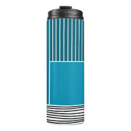 Abstrakte Linien Thermosbecher