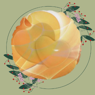 Abstrakte Linien Wave Moderne Herz Liebe Lächeln Rundes Kissen