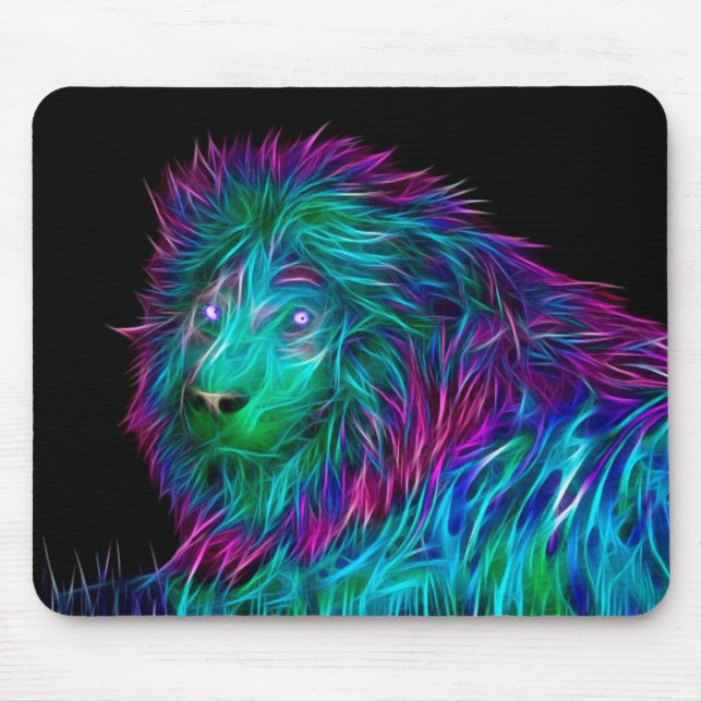 Abstrakte Lion Mousepad (Vorne)