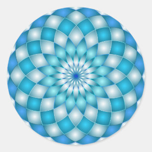 Abstrakte Lotos-Blume Aufkleber Mandala