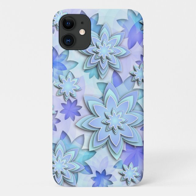 abstrakte Lotos-Blumen iPhone Falles Case-Mate iPhone Hülle (Rückseite)