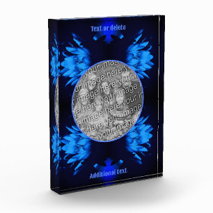 Abstrakte Lotus-Blume Fotoblock