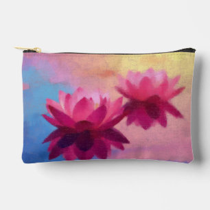 Abstrakte Lotus-Blume Zubehörtasche