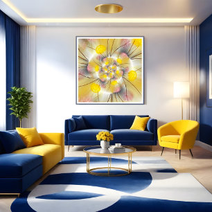 Abstrakte Lüster Fotodruck