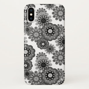 Abstrakte lustige Cartoon-Blumen floral Kinder ska Case-Mate iPhone Hülle