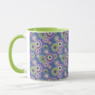 Abstrakte lustige Cartoon-Blumen floral Kinder ska Tasse