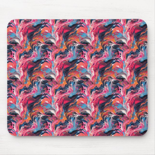 Abstrakte Malerei 01 Mousepad (Vorne)