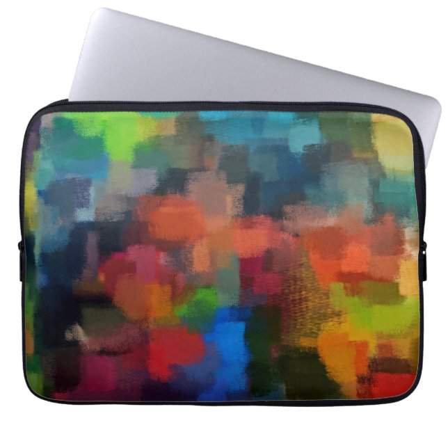 Abstrakte Malerei 34 Laptopschutzhülle (Vorderseite)