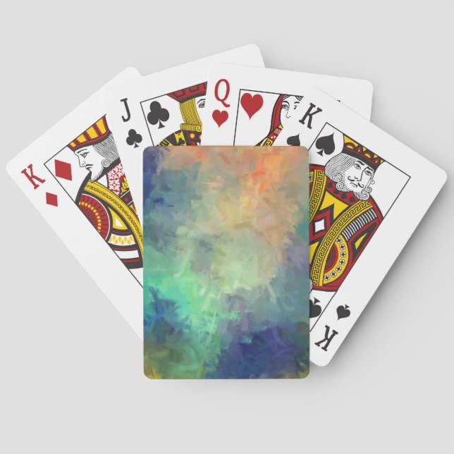Abstrakte Malerei #5 Spielkarten (Rückseite)
