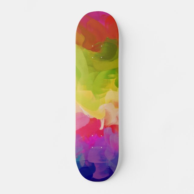 Abstrakte Malerei | Abstrakt Art. 7 Skateboard (Vorderseite)