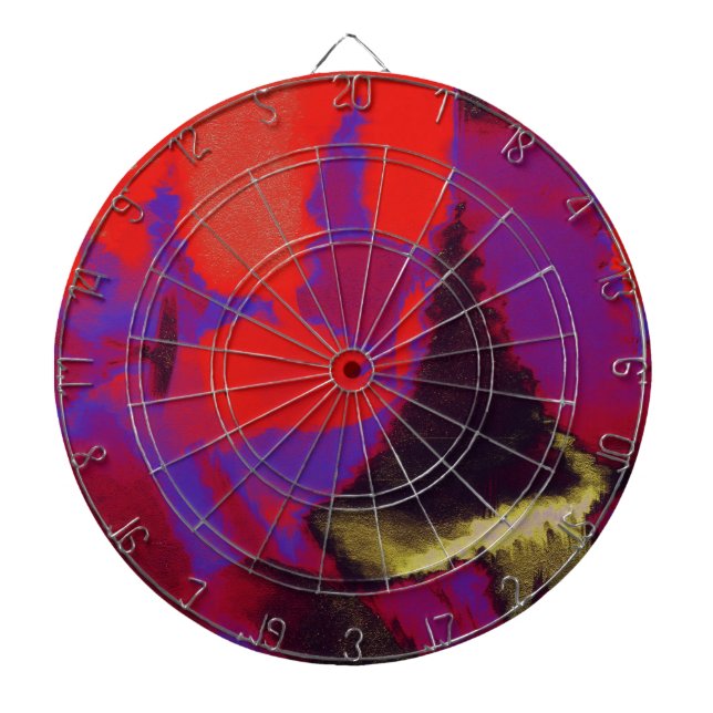 Abstrakte Malerei | Abstrakt Artikel 27 Dartscheibe (vorne)