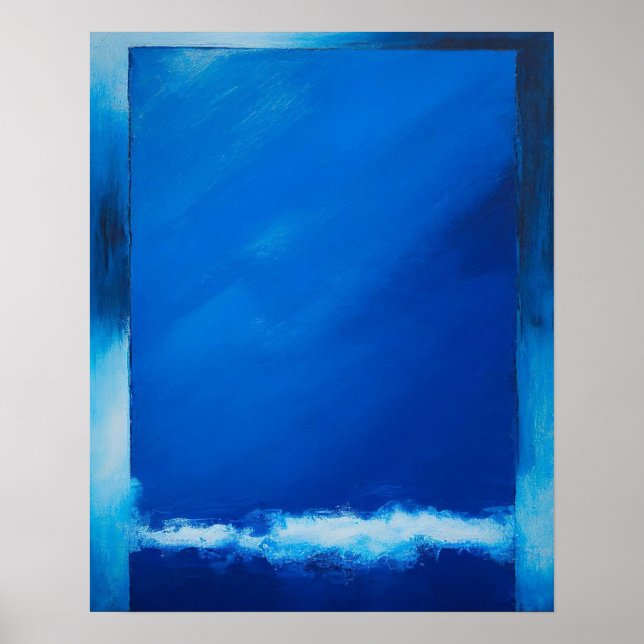 Abstrakte Malerei, Abstraktes Wohnzimmer der Moder Poster (Vorne)