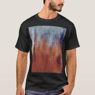 Abstrakte Malerei, bunte Betonwand. T-Shirt