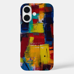 Abstrakte Malerei iPhone 16 Hülle