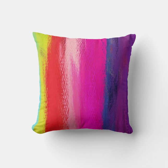 Abstrakte Malerei | Dynamische Farben 21 Kissen (Vorderseite)