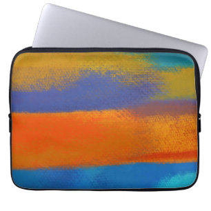Abstrakte Malerei   Dynamische Farben 33 Laptopschutzhülle