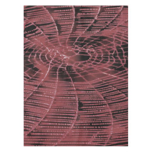 Abstrakte Malerei eines Magenta Pink Cobweb Tischdecke