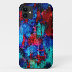 Abstrakte Malerei farbenfrohe Kunst Blumengrunge Case-Mate iPhone Hülle