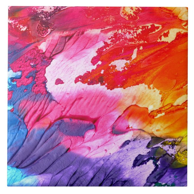 Abstrakte Malerei Fliese (Vorderseite)