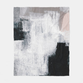 Abstrakte Malerei. Handgemalte trendige Kunstwerke Fleecedecke
