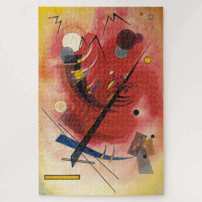 Abstrakte Malerei im Inneren Puzzle (Vertikal)