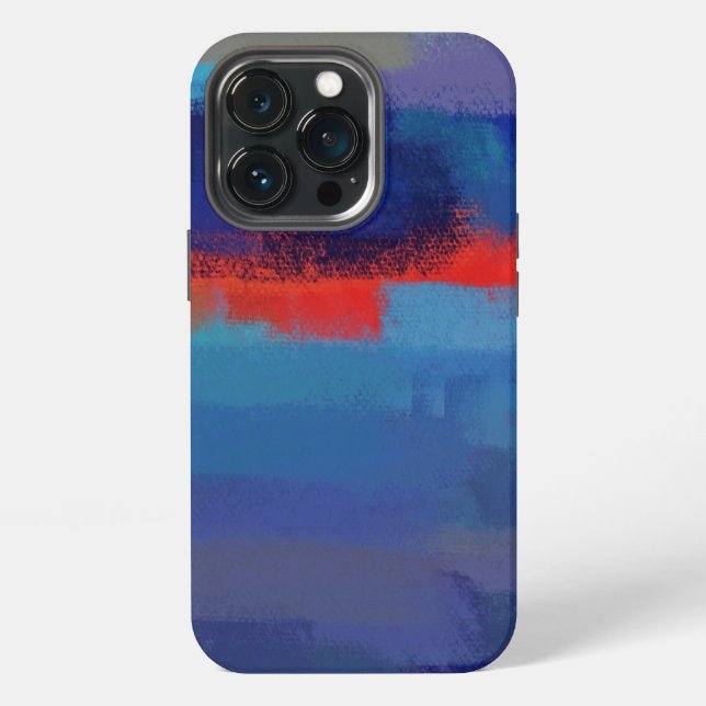 Abstrakte Malerei iPhone Hülle (Hinten)