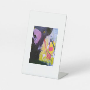 Abstrakte Malerei Jeff Hankamer Artjunkhaus Kunst Sockelschild