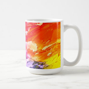 Abstrakte Malerei Kaffeetasse