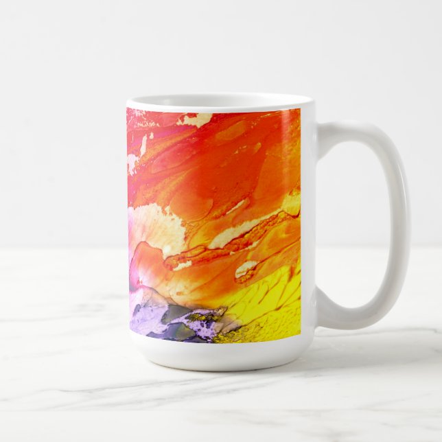 Abstrakte Malerei Kaffeetasse (Rechts)