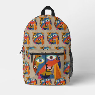 Abstrakte Malerei - Kandinsky Bedruckter Rucksack