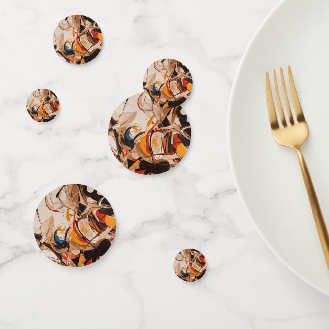 Abstrakte Malerei Konfetti (Gruppe)