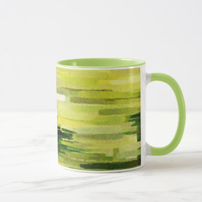 Abstrakte Malerei Kunst - Tasse (Rechts)